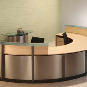 Semi- circle Reception Desks