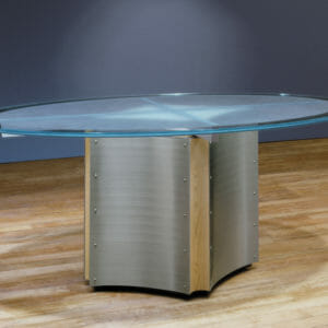 Glass top Oval Dining Tables and Oval Glass Dining Tables for Contemporary glass dining room furniture