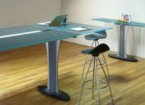 Tangent Standing Conference Table & Console