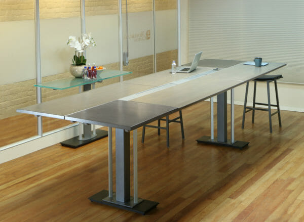 Custom stand up conference table