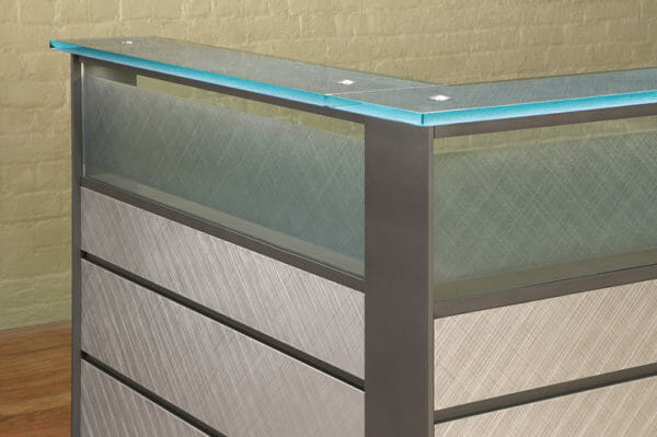 custom reception desk