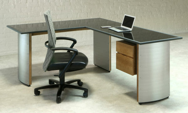 Stoneline Designs Crescent Executive Desk