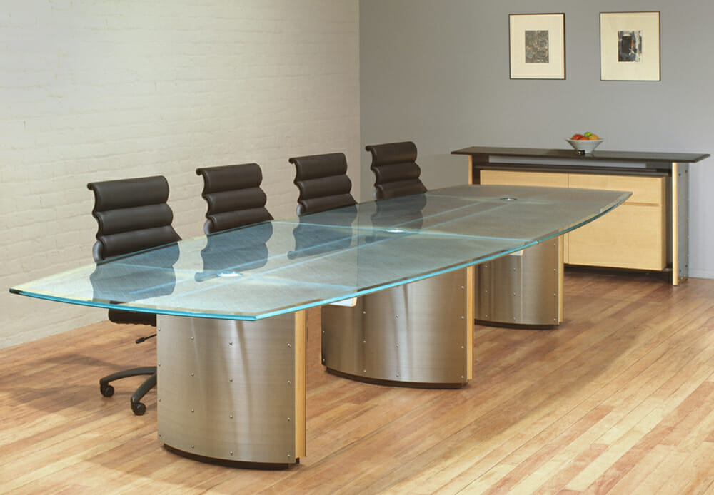Stoneline Designs Crescent Conference Table