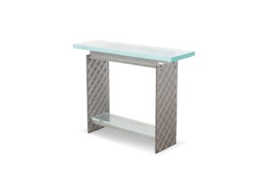 Stoneline Designs Axis Glass Top Console Table