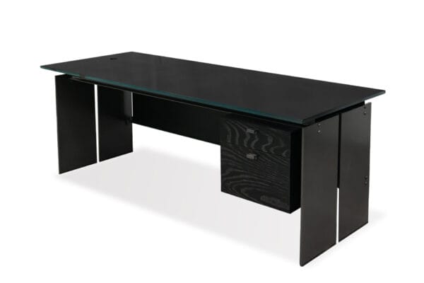 Stoneline Designs Axis Modern Industrial Executive Desk